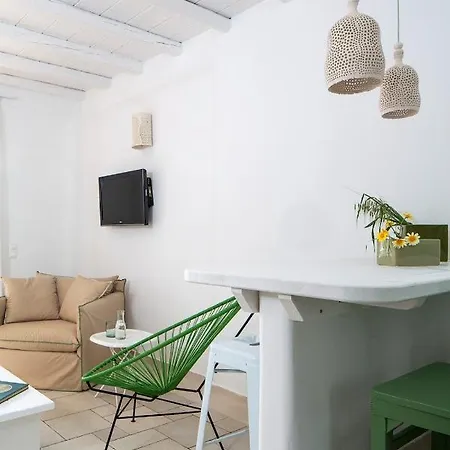 Deluxe Mykonos Side Sea Outdoor Pool 2 Bdr Ornos * Mykonos Town